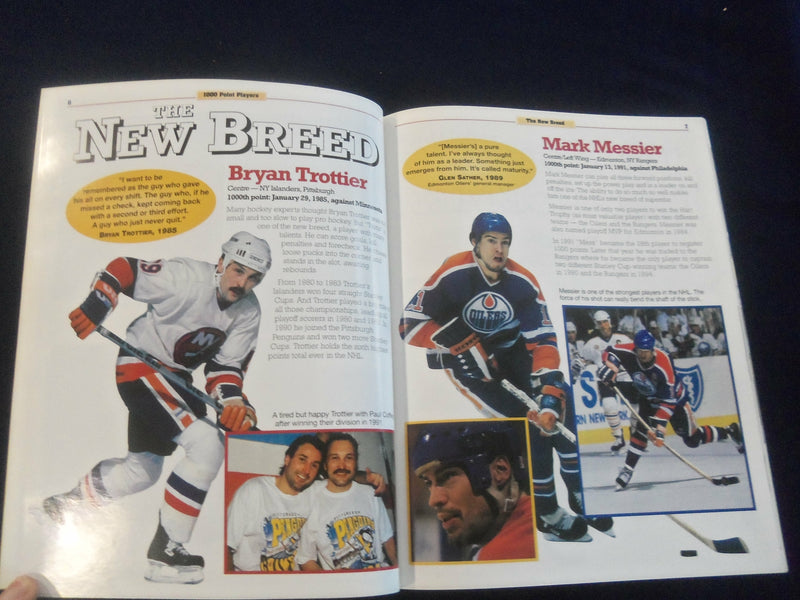 1993 HOCKEY SUPERSTARS 1000 POINT PLAYERS MAGAZINE - KIDS CAN PRESS - F 254V