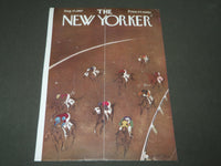 1957 AUGUST 17 NEW YORKER MAGAZINE FRONT COVER ONLY - GREAT ART FOR FRAMING