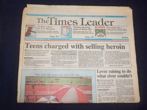 1996 OCT 23 WILKES-BARRE TIMES LEADER-TEENS CHARGED WITH SELLING HEROIN- NP 8167