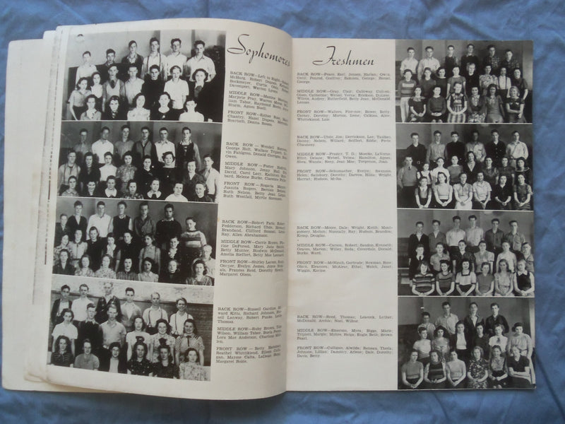 1939 PEND D'OREILLE POLSON HIGH SCHOOL YEARBOOK - POLSON, MONTANA - YB 3382