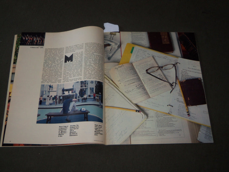 1985 JUNE 23 NEW YORK TIMES MAGAZINE SECTION - JOE PAPP COVER - J 3098