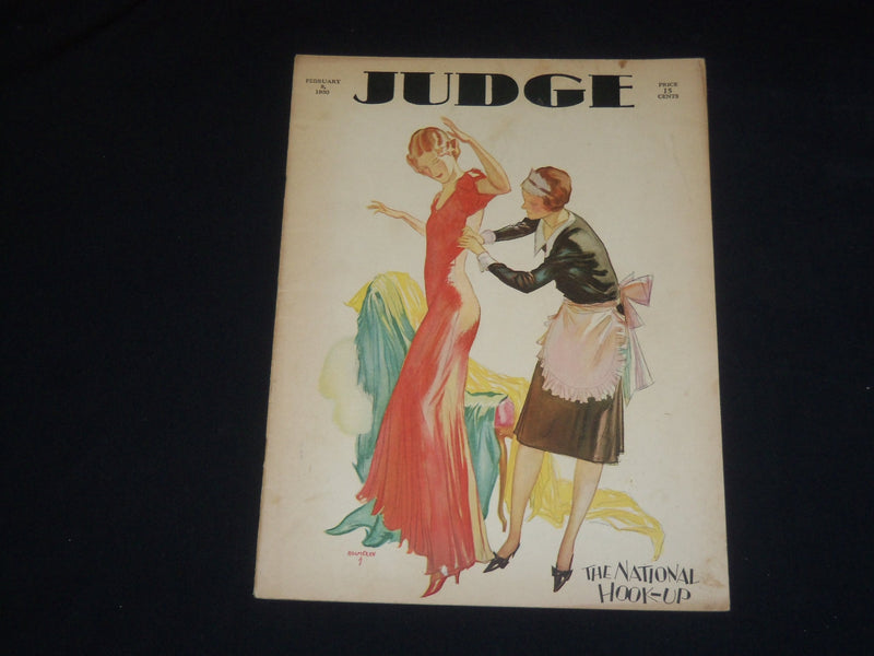 1930 FEBRUARY 8 JUDGE MAGAZINE - THE NATIONAL HOOK-UP - ST 5618