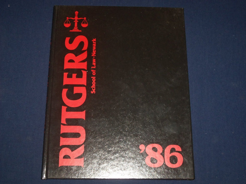 1986 RUTGERS SCHOOL OF LAW NEWARK NEW JERSEY YEARBOOK - GREAT PHOTOS - YB 141