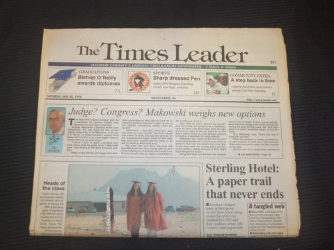 1998 MAY 30 WILKES-BARRE TIMES LEADER - STERLING HOTEL: PAPER TRAIL - NP 7495