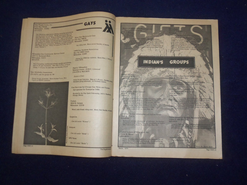 1975 MARCH 26 BUGLE AMERICAN MAGAZINE & COMMUNITY RESOURCE HANDBOOK - J 9426