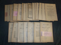 1900-1919 LE GLOBE JOURNAL GEOGRAPHIQUE-BULLETIN & MEMOIRES- LOT OF 52-WR 1199 K
