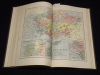 1897 GINN & COMPANY'S CLASSICAL ATLAS - 23 COLOR MAPS - KD 7967