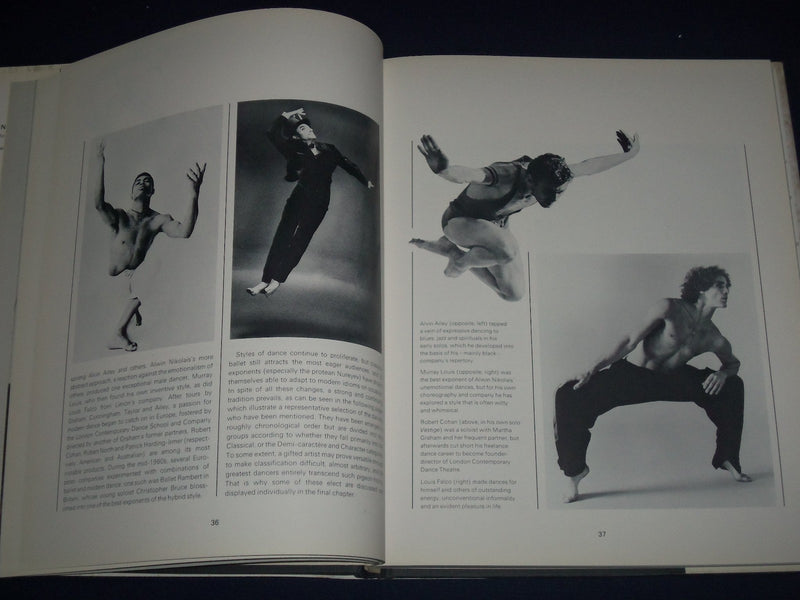 1984 MEN DANCING HARDCOVER BOOK BY ALEXANDER BLAND + JOHN PERCIVAL - KD 2120