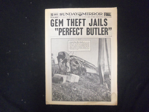 1936 NOVEMBER 8 NEW YORK SUNDAY MIRROR-GEM THEFT JAILS 