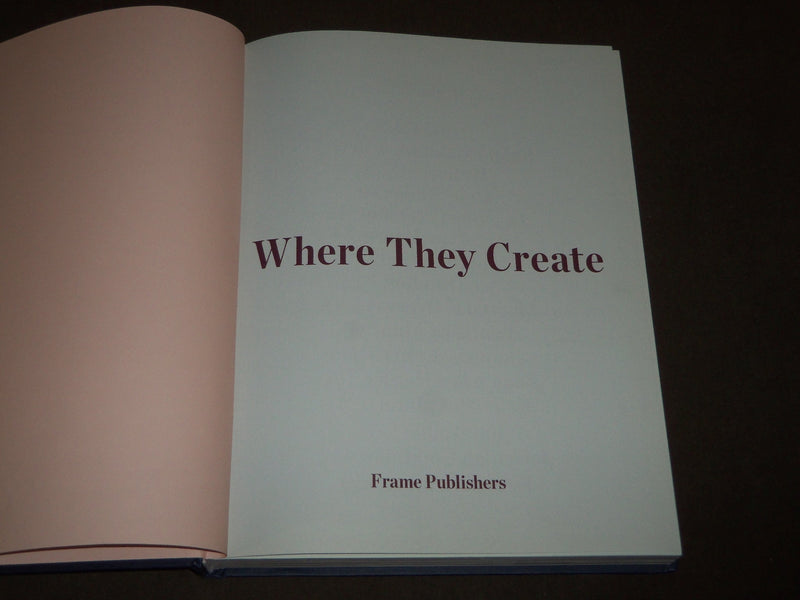 2011 WHERE THEY CREATE BOOK BY PAUL BARBERA & ALEXANDRA ONDERWATER - D 196