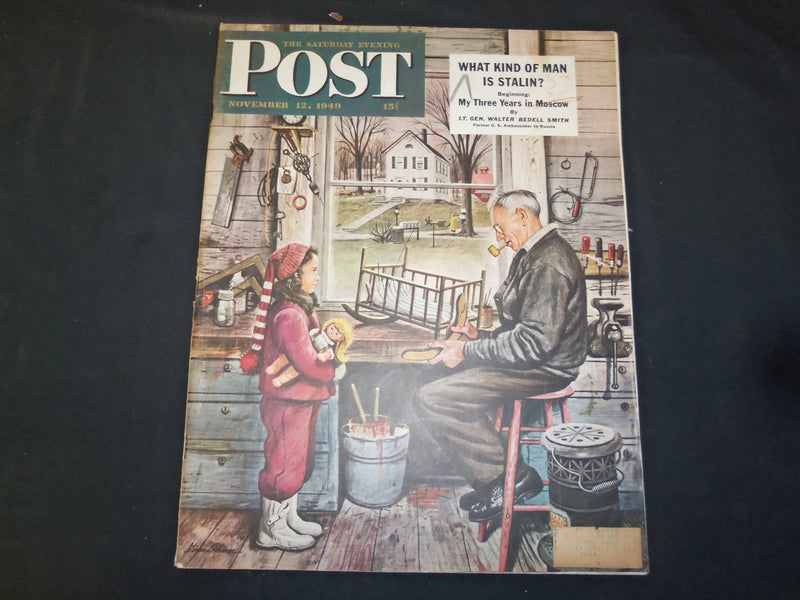 1949 NOVEMBER 12 THE SATURDAY EVENING POST MAGAZINE - ILLUSTRATED COVER -SP 5604