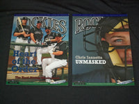 1977-2008 ROCKIES/MARINERS/ASTROS/BREWERS YEARBOOKS/SCORECARDS- LOT OF - O 1700M