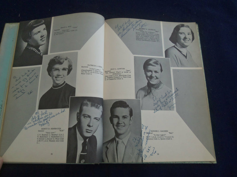 1956 THE ROCKET SCOTT TOWNSHIP HIGH SCHOOL YEARBOOK - ESPY, PA - YB 2698
