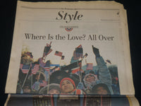 2009 JANUARY 21 WASHINGTON POST NEWSPAPER - OBAMA TAKES CHARGE - NP 4923
