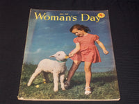 1947 MAY WOMAN'S DAY MAGAZINE VERY NICE COVER & INSIDE PAGES - E 3801