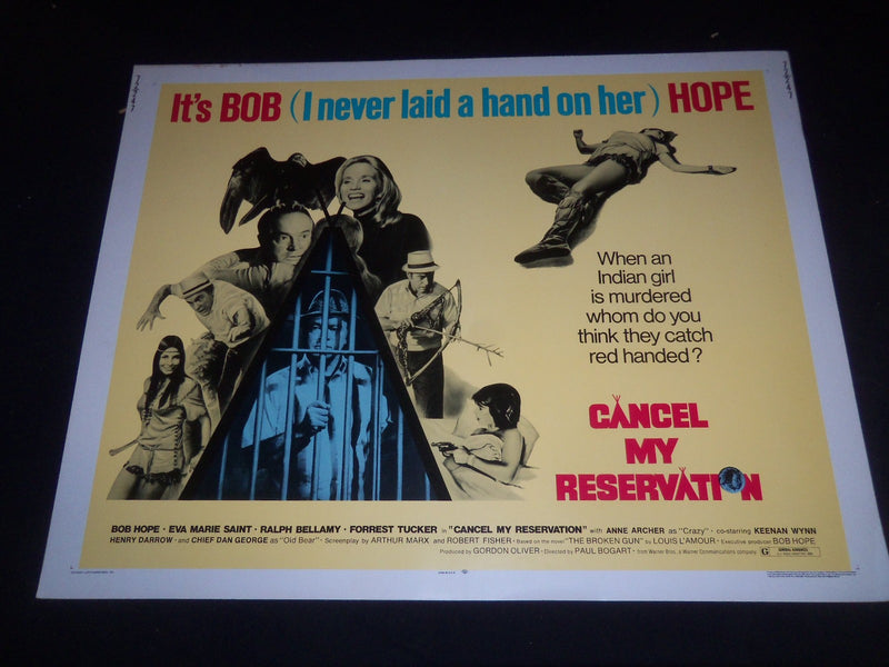 1972 CANCEL MY RESERVATION 1/2 SHEET MOVIE POSTER - BOB HOPE - P 295