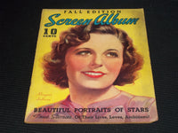 1936 FALL SCREEN ALBUM MAGAZINE - MARGARET SULLAVAN FRONT COVER - E 16506