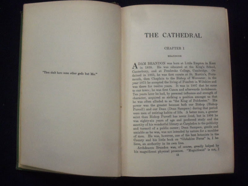 1922 THE CATHEDRAL HARDCOVER BOOK BY HUGH WALPOLE - KD 9035