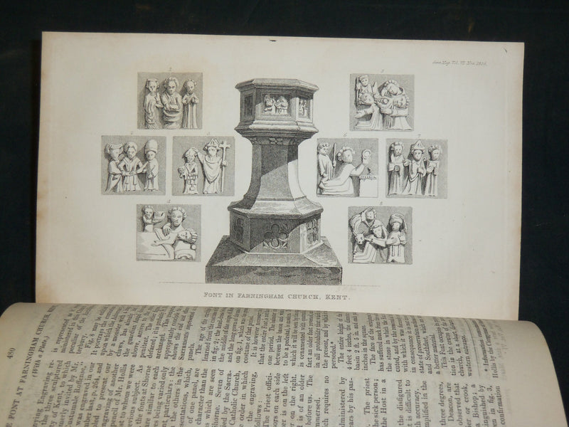 1836 THE GENTLEMAN'S MAGAZINE HISTORICAL CHRONICLE BOUND VOLUME - KD 3370G