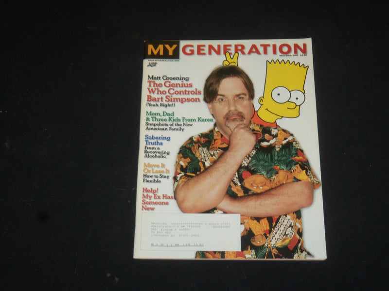 2001 MAY-JUNE MY GENERATION MAGAZINE - MATT GROENING - SP 6123