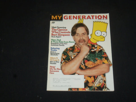 2001 MAY-JUNE MY GENERATION MAGAZINE - MATT GROENING - SP 6123