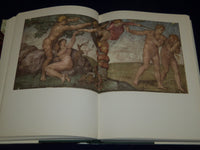 1964 MICHELANGELO THE PAINTER HARDCOVER BOOK BY VALERIO MARIANI - I 28