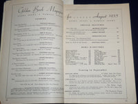 1935 AUGUST GOLDEN BOOK MAGAZINE - FALSE BROTHER BY M. HEWLETT - ST 3367C
