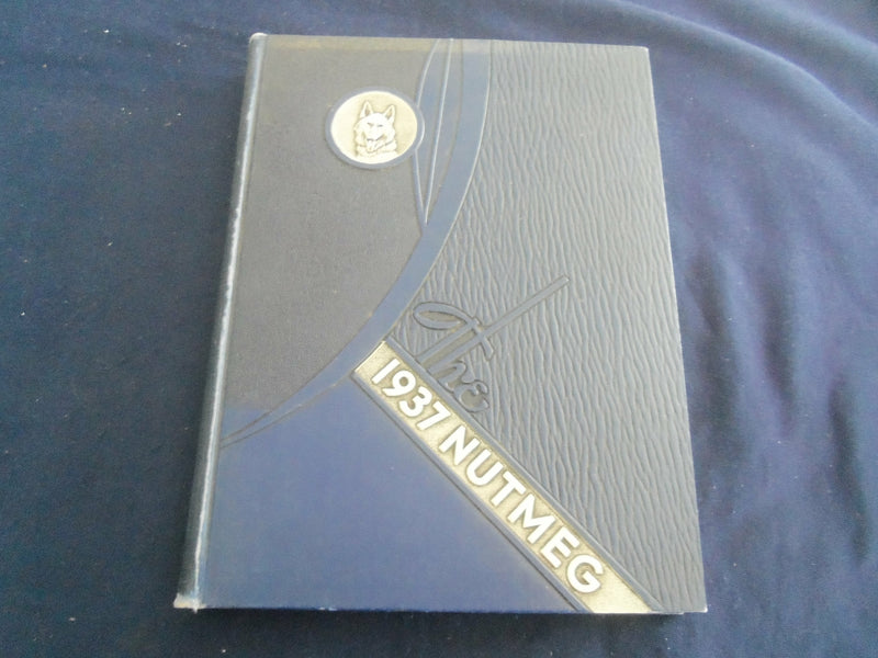 1937 THE NUTMEG CONNECTICUT STATE COLLEGE YEARBOOK - STORRS, CT - YB 2631
