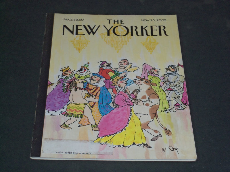 2002 NOVEMBER 25 THE NEW YORKER MAGAZINE - ILLUSTRATED COVER - NY 1964