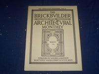 1906 MARCH THE BRICKBUILDER MAGAZINE - AN ARCHITECTURAL MONTHLY - ST 528H
