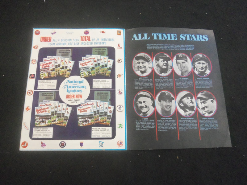 1971 TODAYS MONTREAL EXPOS MAGAZINE - B 6348B
