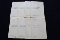 1974-1977 REVIEWS OF REOPHYSICS AND SPACE PHYSICS MAGAZINE - LOT OF 8 - O 3355