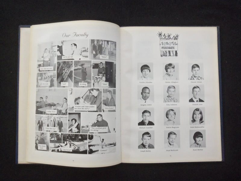 1967 LINCOLN LOG WESTWOOD JUNIOR HIGH SCHOOL YEARBOOK - WESTWOOD, NJ - YB 3190