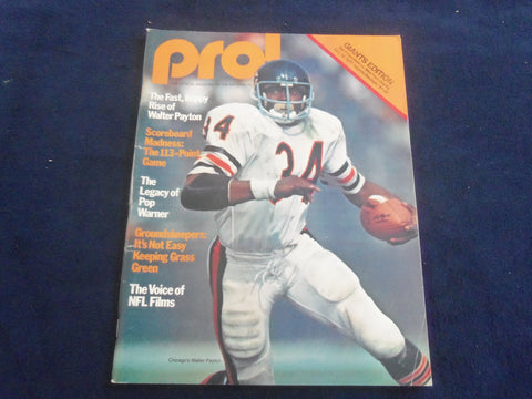 1977 OCTOBER 16 PRO MAGAZINE - NY GIANTS VS. SAN FRANCISCO 49ERS - SP 4714T