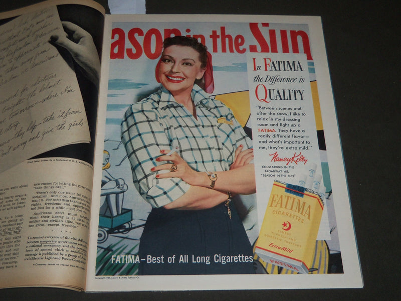 1951 JULY 31 LOOK MAGAZINE - STAN MUSIAL COVER - NICE PHOTOS - ST 4817