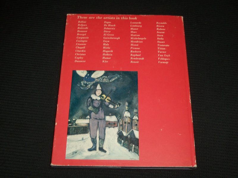 1962 FAMOUS PAINTINGS HARDCOVER BOOK BY ALICE ELIZABETH CHASE - R 720W