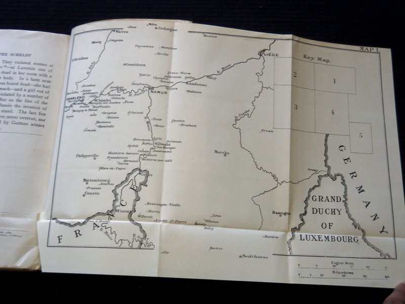 1917 THE GERMAN TERROR IN FRANCE SOFTCOVER BOOK BY ARNOLD J. TOYNBEE - J 7244