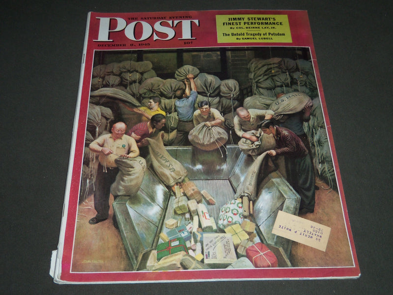 1945 DECEMBER 8 THE SATURDAY EVENING POST MAGAZINE - ILLUSTRATED COVER - SP 290