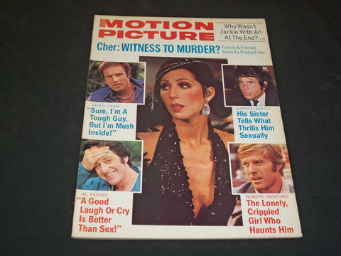 1975 JUNE MOTION PICTURE MAGAZINE - CHER: WITNESS TO MURDER - SP 6504