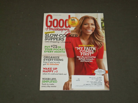 2014 JANUARY GOOD HOUSEKEEPING MAGAZINE - QUEEN LATIFAH COVER - B 3951