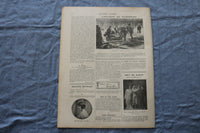 1911 JAN 28 LE MONDE ILLUSTRE MAGAZINE -LE PROFESSEUR BRANLEY- FRENCH - NP 8427