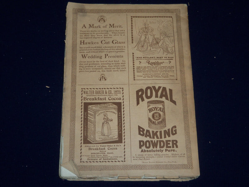 1896 JUNE THE CENTURY MAGAZINE - JOHN SINGER SARGENT - SP 2527
