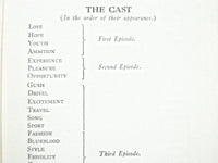 EXPERIENCE A MORALITY PLAY OF TODAY BOOK BY GEORGE V. HOBART - ACTING - KD 2331