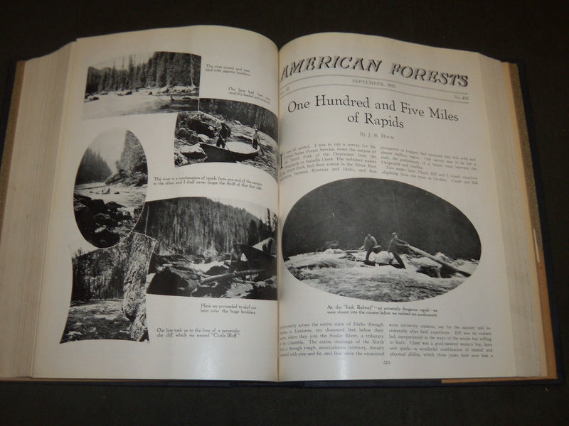 1927 JAN-DEC AMERICAN FORESTS & FOREST LIFE MAGAZINE BOUND VOLUME - R 409