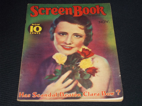 1931 NOVEMBER SCREEN BOOK MAGAZINE - IRENE DUNNE FRONT COVER - E 16396