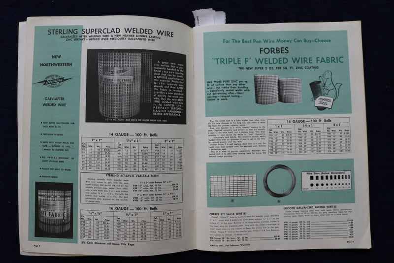 1965 NASCO FUR FARM AND SMALL ANIMAL CATALOG - FORT ATKINSON, WISCONSIN - K 1464