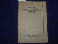 1929 BRIEF FUNDAMENTALS BY SHERWIN CODY SCHOOL OF ENGLISH - ROCHESTER, NY-J 9479