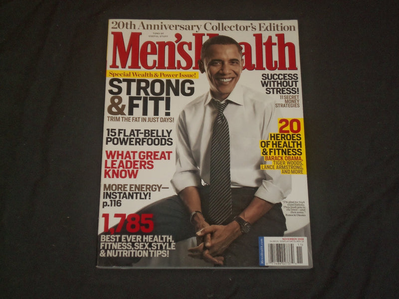 2008 NOVEMBER MEN'S HEALTH MAGAZINE - BARACK OBAMA COVER - B 915