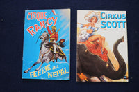 1960'S-1980'S CIRCUS PROGRAMS - SMALLER SIZE - LOT OF 28 - O 3534