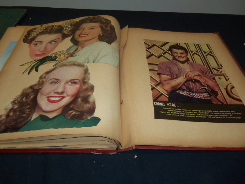 HOLLYWOOD MOVIE STARS SCRAPBOOK - LADD - WILDE - GREAT PHOTOS - 26A
